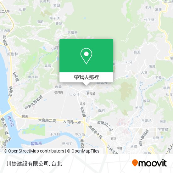 川捷建設有限公司地圖