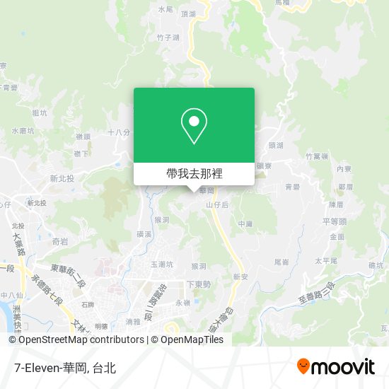 7-Eleven-華岡地圖