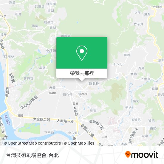 台灣技術劇場協會地圖