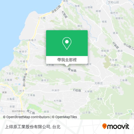 上得原工業股份有限公司地圖