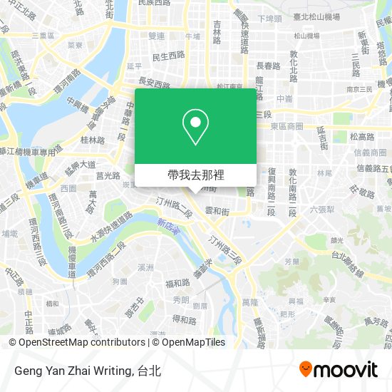 Geng Yan Zhai Writing地圖