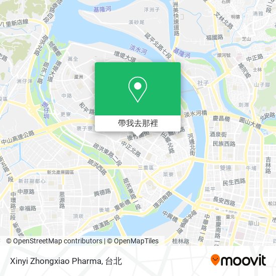 Xinyi Zhongxiao Pharma地圖