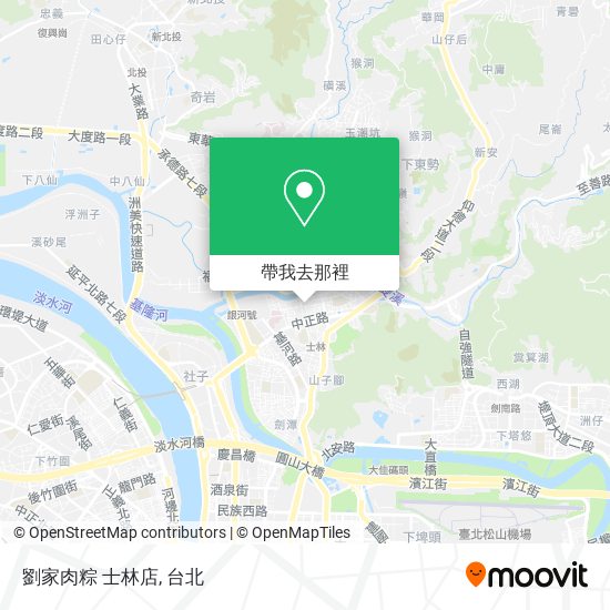 劉家肉粽 士林店地圖