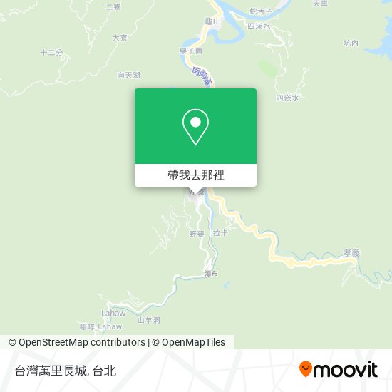 台灣萬里長城地圖
