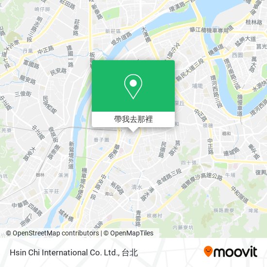 Hsin Chi International Co. Ltd.地圖