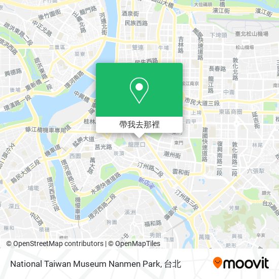 National Taiwan Museum Nanmen Park地圖