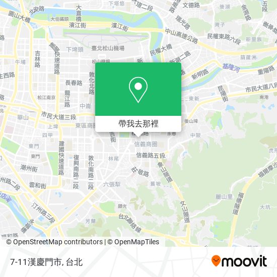 7-11漢慶門市地圖