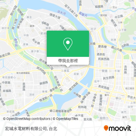 宏城水電材料有限公司地圖