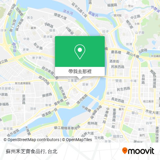 蘇州釆芝齋食品行地圖