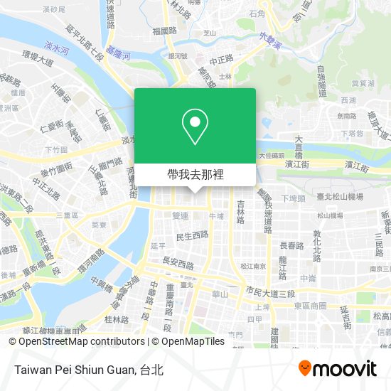 Taiwan Pei Shiun Guan地圖