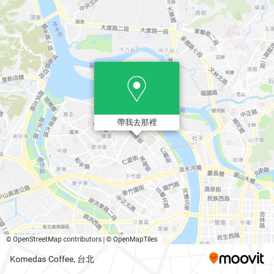 Komedas Coffee地圖