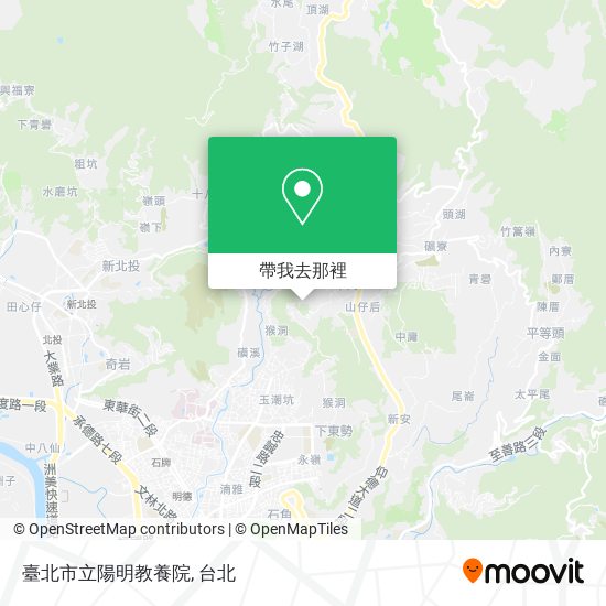 臺北市立陽明教養院地圖