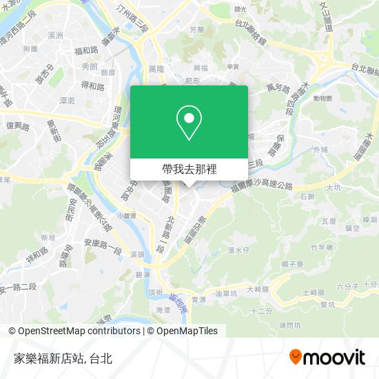 家樂福新店站地圖