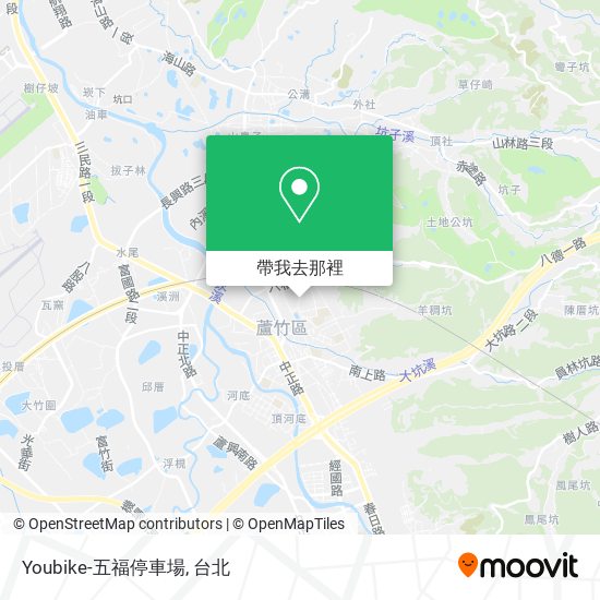 Youbike-五福停車場地圖