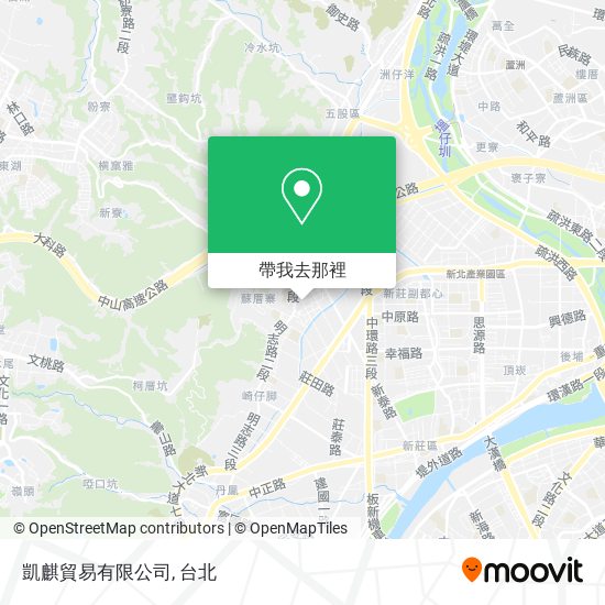 凱麒貿易有限公司地圖