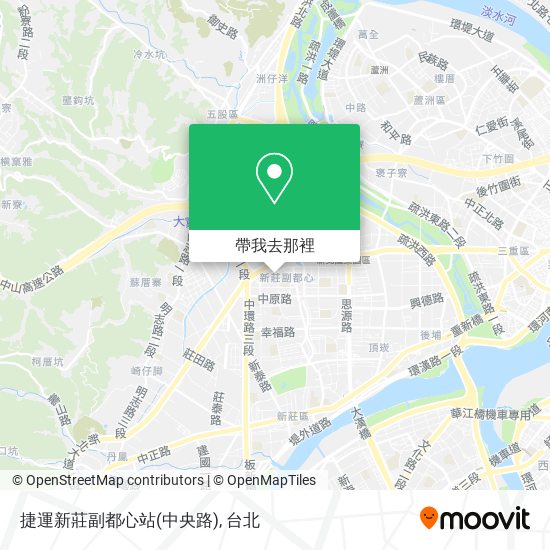 捷運新莊副都心站(中央路)地圖