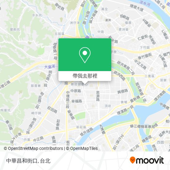 中華昌和街口地圖