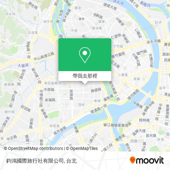 鈞鴻國際旅行社有限公司地圖