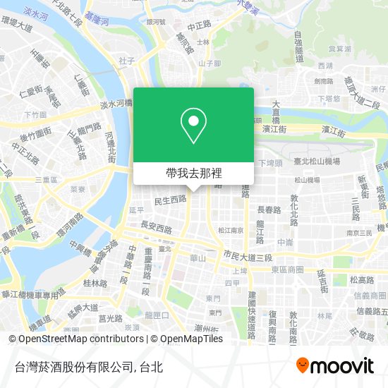台灣菸酒股份有限公司地圖