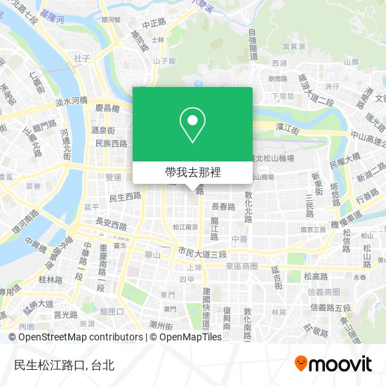 民生松江路口地圖