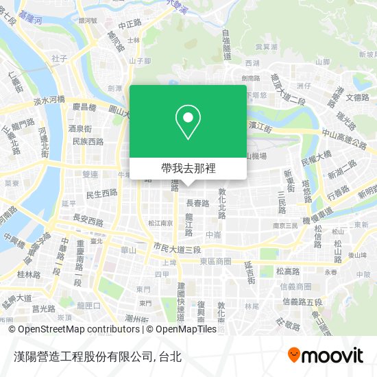 漢陽營造工程股份有限公司地圖