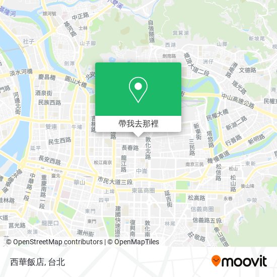 西華飯店地圖