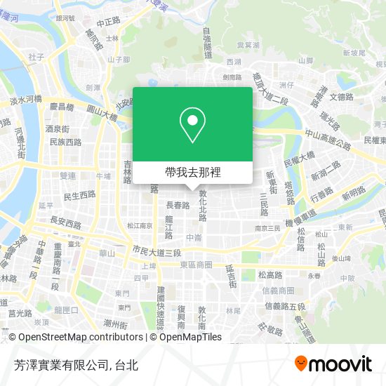 芳澤實業有限公司地圖
