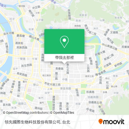 領先國際生物科技股份有限公司地圖
