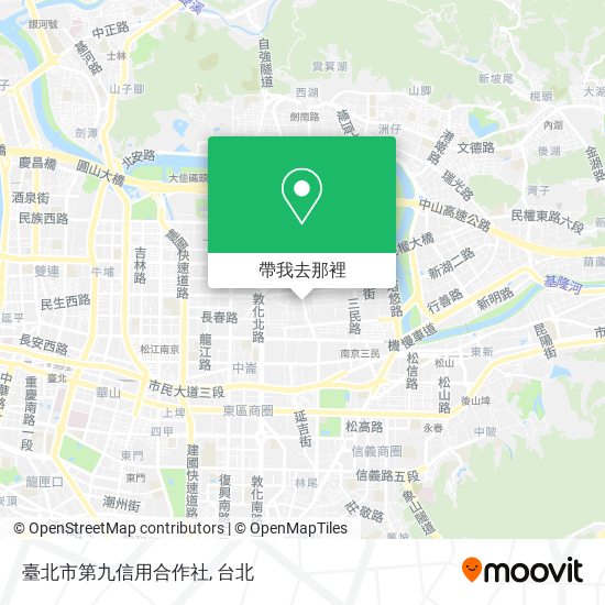 臺北市第九信用合作社地圖