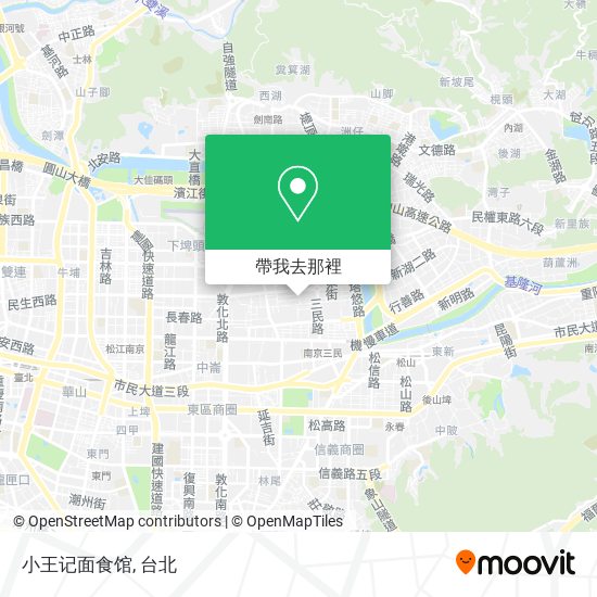 小王记面食馆地圖