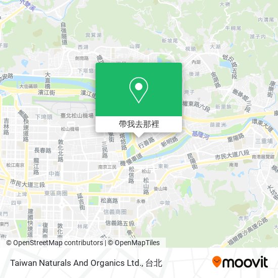 Taiwan Naturals And Organics Ltd.地圖