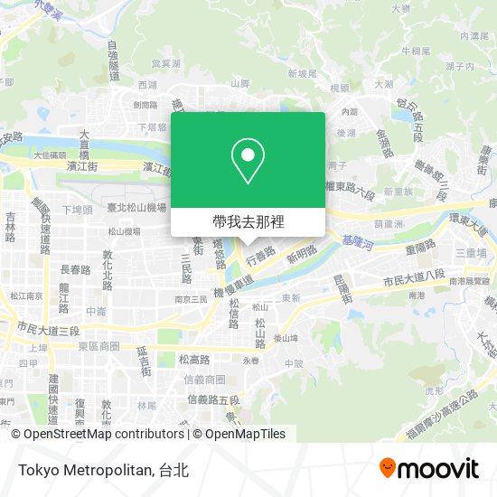 Tokyo Metropolitan地圖