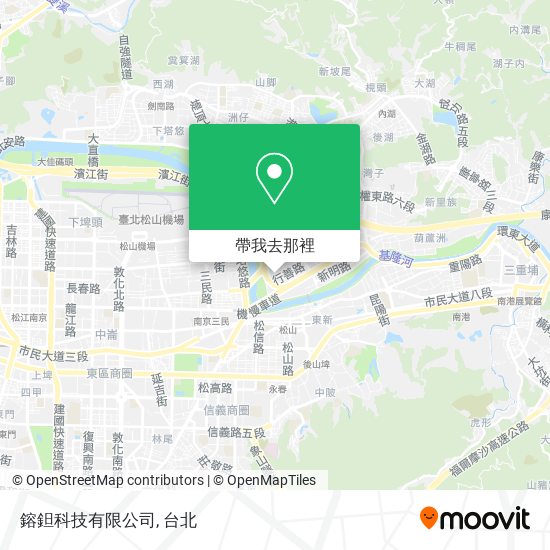 鎔鉭科技有限公司地圖