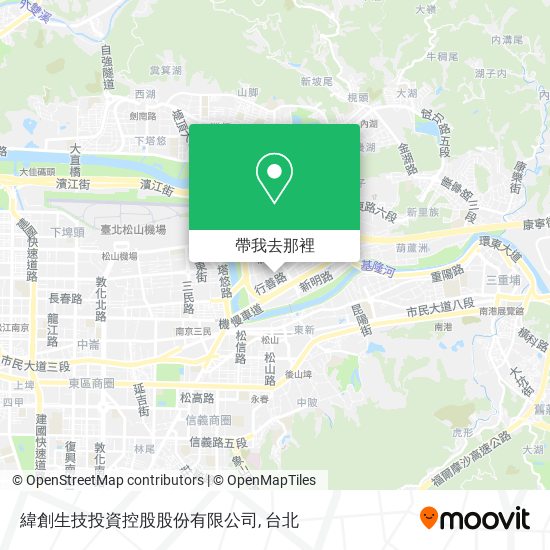 緯創生技投資控股股份有限公司地圖