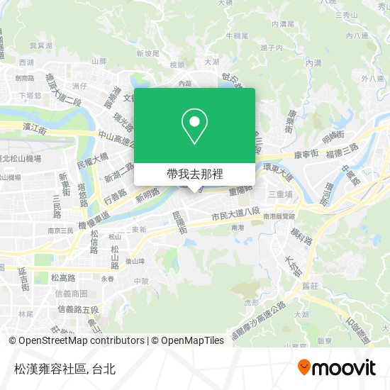 松漢雍容社區地圖