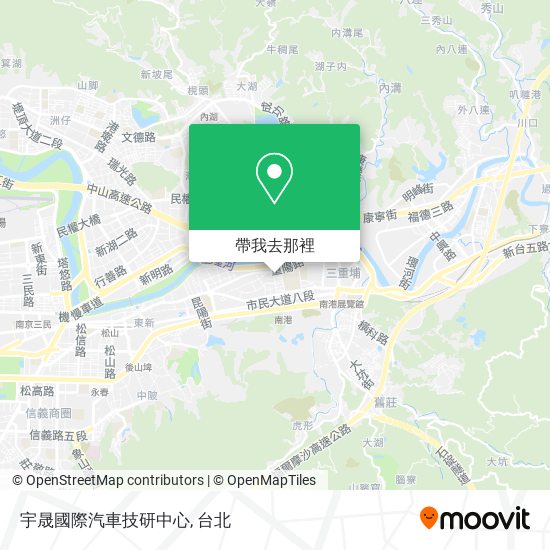 宇晟國際汽車技研中心地圖