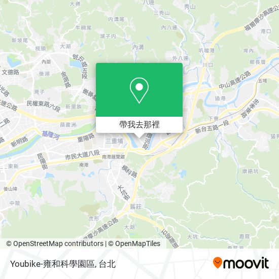 Youbike-雍和科學園區地圖