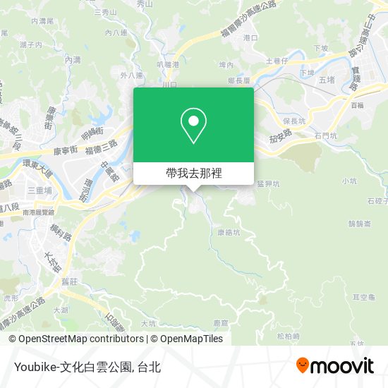 Youbike-文化白雲公園地圖