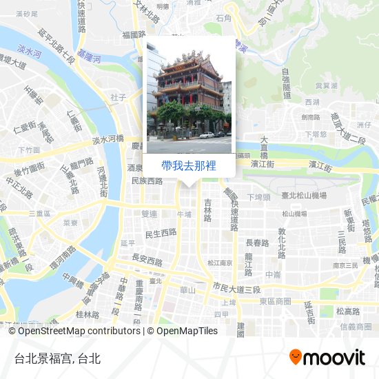 台北景福宫地圖