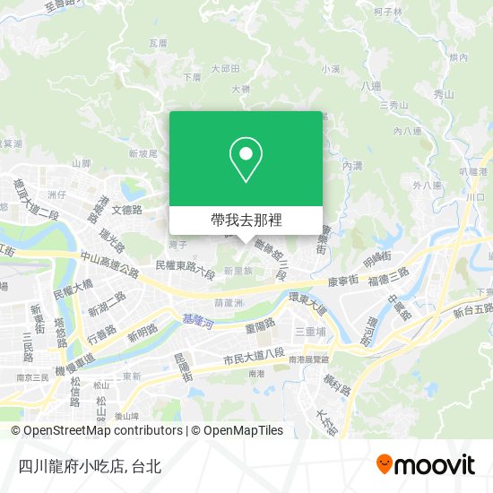 四川龍府小吃店地圖