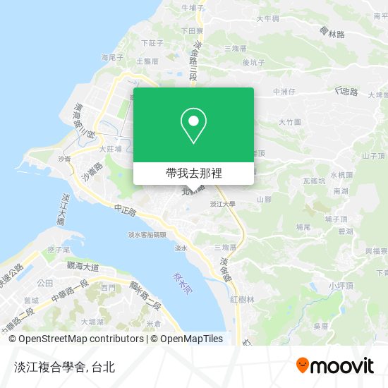 淡江複合學舍地圖