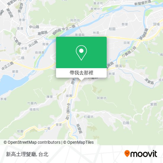 新高土理髮廳地圖