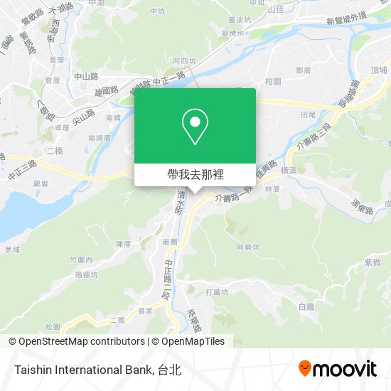 Taishin International Bank地圖