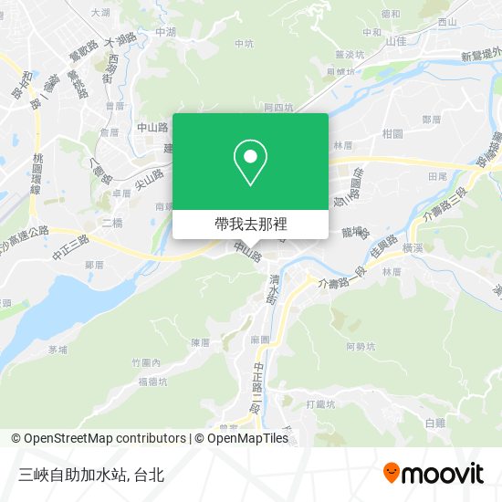 三峽自助加水站地圖