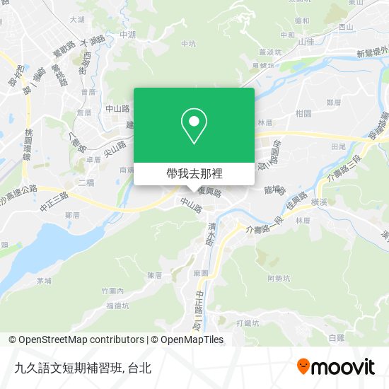 九久語文短期補習班地圖