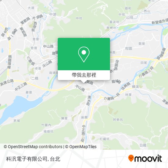 科汎電子有限公司地圖