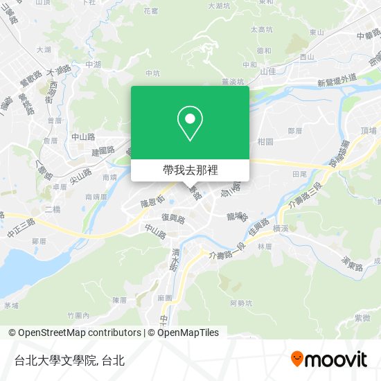 台北大學文學院地圖