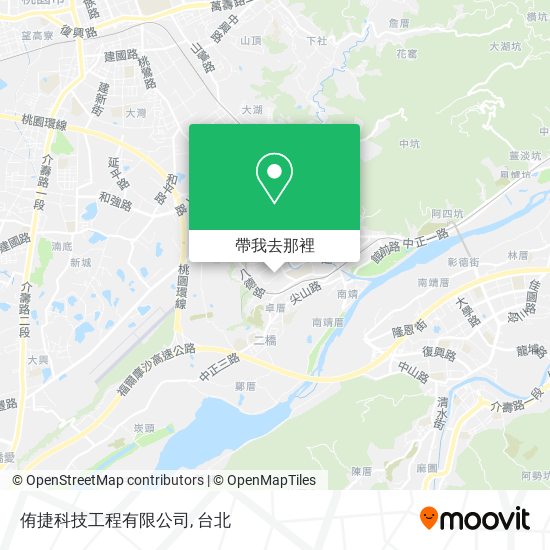 侑捷科技工程有限公司地圖