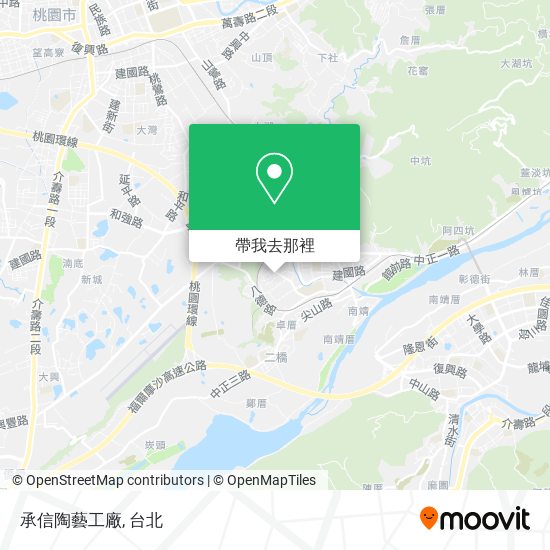 承信陶藝工廠地圖