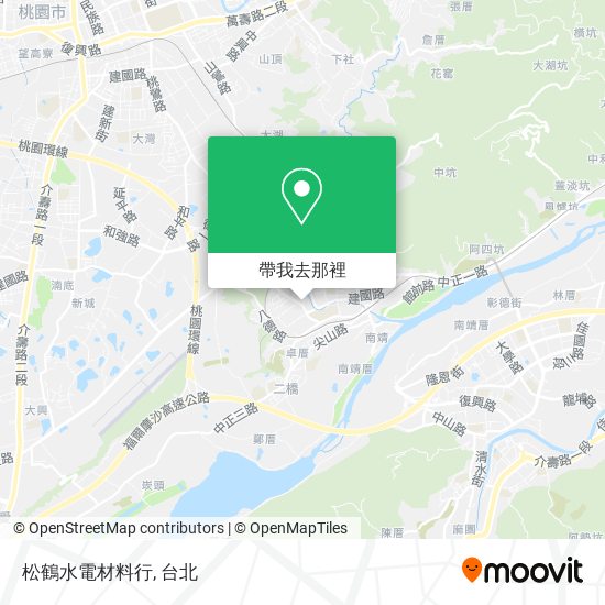 松鶴水電材料行地圖
